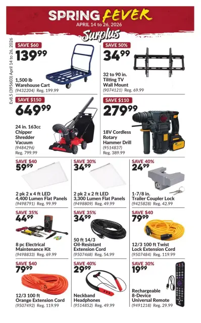 Princess Auto Canada offers from 14 to 26 April 2026 Current deals and offers - Page 22
