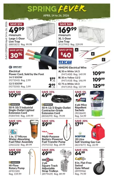 Princess Auto Canada offers from 14 to 26 April 2026 Current deals and offers - Page 7