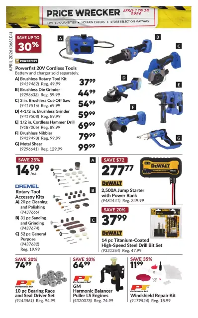 Princess Auto Canada offers from 1 to 30 April 2026 Price Wrecker - Page 22