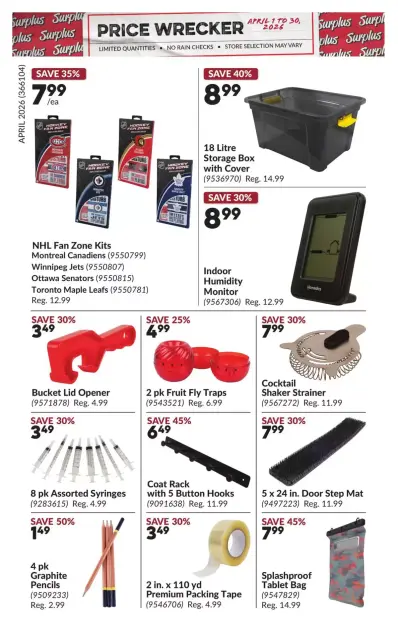 Princess Auto Canada offers from 1 to 30 April 2026 Price Wrecker - Page 11