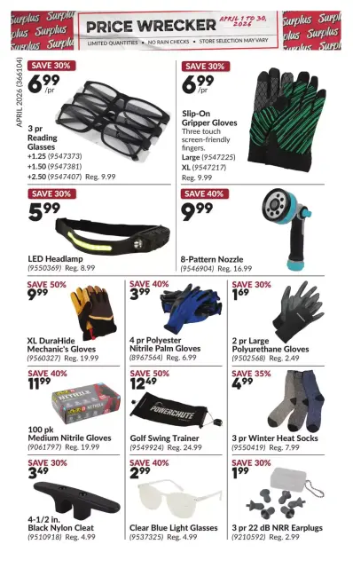 Princess Auto Canada offers from 1 to 30 April 2026 Price Wrecker - Page 15