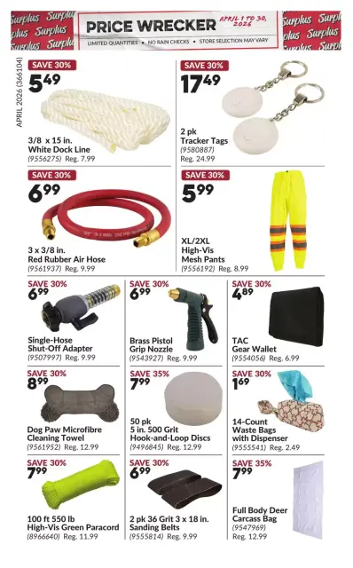 Princess Auto Canada offers from 1 to 30 April 2026 Price Wrecker - Page 14