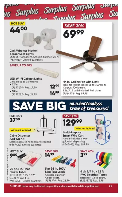 Princess Auto Canada offers from 21 April to 3 May 2026 Discounts and promotions - Page 80
