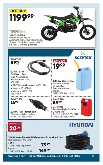 Princess Auto Canada offers from 21 April to 3 May 2026 Discounts and promotions - Page 66