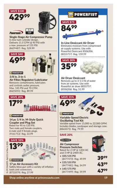 Princess Auto Canada offers from 21 April to 3 May 2026 Discounts and promotions - Page 24