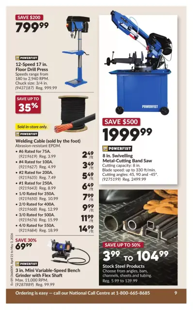 Princess Auto Canada offers from 21 April to 3 May 2026 Discounts and promotions - Page 13