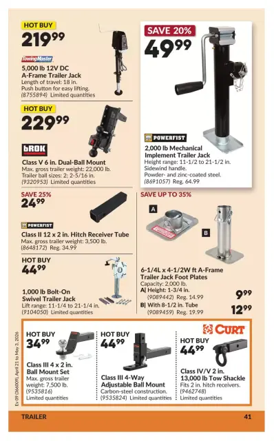 Princess Auto Canada offers from 21 April to 3 May 2026 Discounts and promotions - Page 46