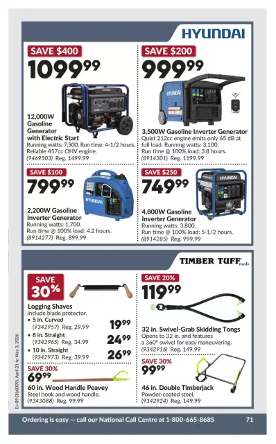 Princess Auto Canada offers from 21 April to 3 May 2026 Discounts and promotions - Page 76