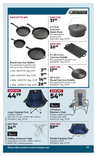 Princess Auto Canada offers from 21 April to 3 May 2026 Discounts and promotions - Page 64
