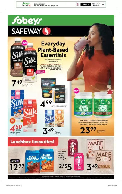 Safeway Supermarket Canada offers from 19 to 29 April 2026 Our best bargains - Page 1