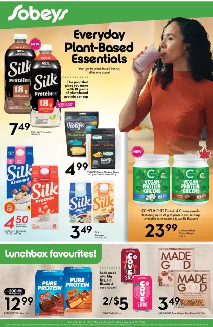 Sobeys Canada offers from 9 to 29 April 2026 Everyday Plant-Based Essentials - Page 1