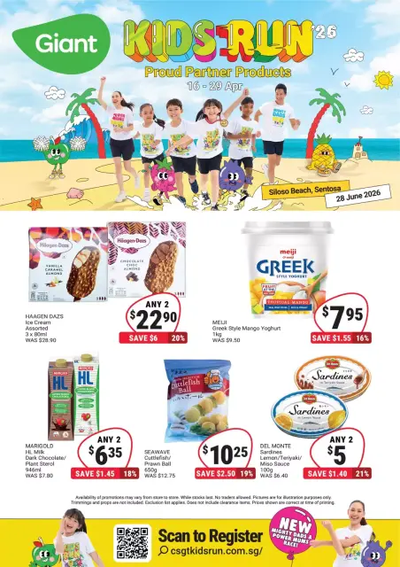 Giant Singapore offers from 16 to 29 April 2026 Kids Run Deals - Page 1