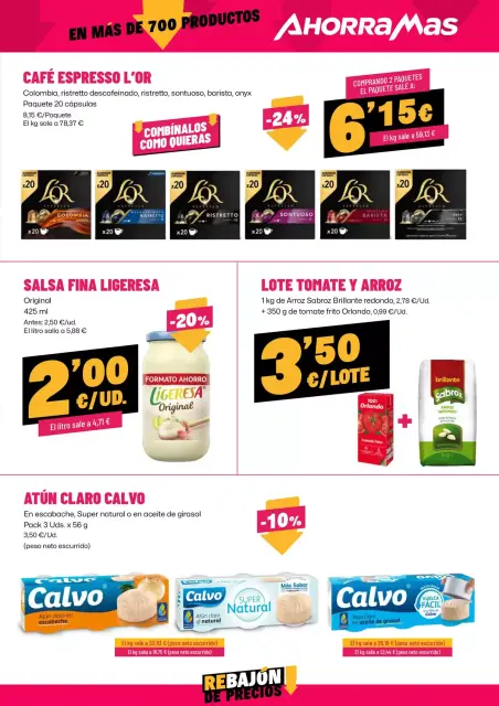 Ofertas de Ahorramas España de 16 a 22 abril 2026 Rebajón De Precios - Página 13
