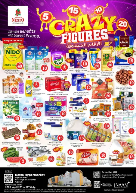 Ofertas de Nesto Fujairah de 27 a 29 abril 2026 Ofertas con Cifras Locas - Página 1