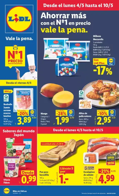 Ofertas de Lidl España de 4 a 10 mayo 2026 ofertas semanales - Página 1