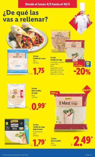 Ofertas de Lidl España de 4 a 10 mayo 2026 ofertas semanales - Página 19