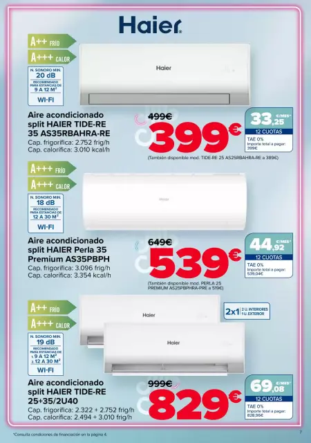 Ofertas de Carrefour España de 28 abril a 24 mayo 2026 AIRE ACONDICIONADO-VENTILACIÓN - Página 7