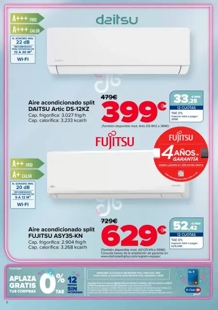 Ofertas de Carrefour España de 28 abril a 24 mayo 2026 AIRE ACONDICIONADO-VENTILACIÓN - Página 8