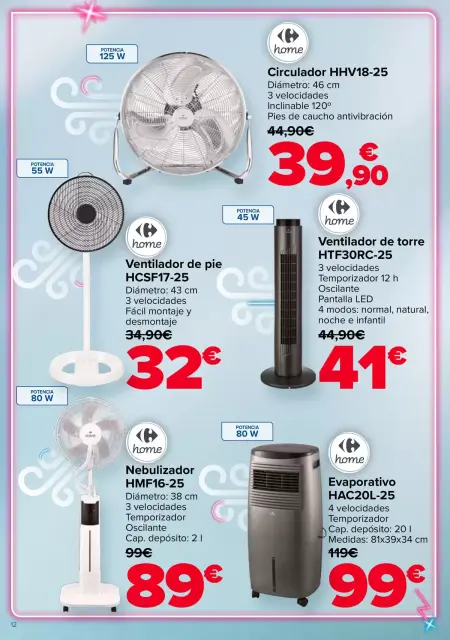 Ofertas de Carrefour España de 28 abril a 24 mayo 2026 AIRE ACONDICIONADO-VENTILACIÓN - Página 12