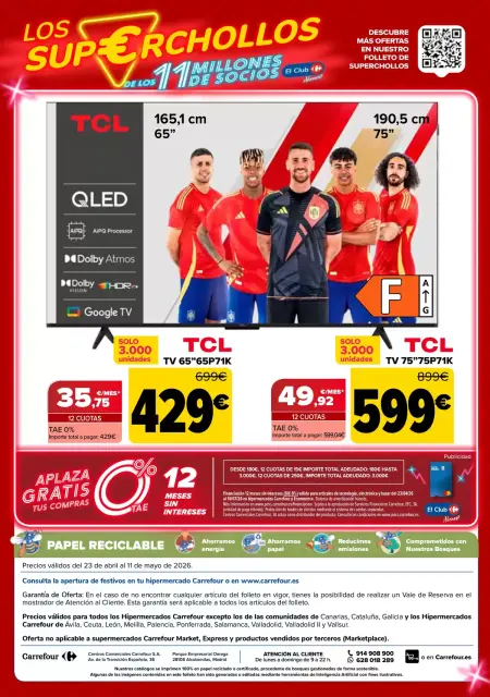 Ofertas de Carrefour España de 23 abril a 11 mayo 2026 3x2 + CHOLLOS - Página 91