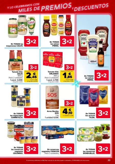 Ofertas de Carrefour España de 23 abril a 11 mayo 2026 3x2 + CHOLLOS - Página 23