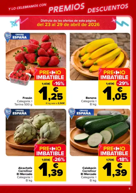 Ofertas de Carrefour España de 23 abril a 11 mayo 2026 3x2 + CHOLLOS - Página 5