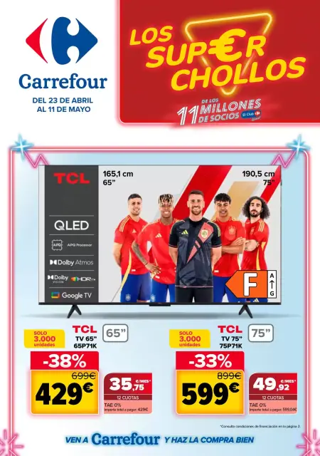 Ofertas de Carrefour España de 23 abril a 11 mayo 2026 Ofertas Super Chollos - Página 1