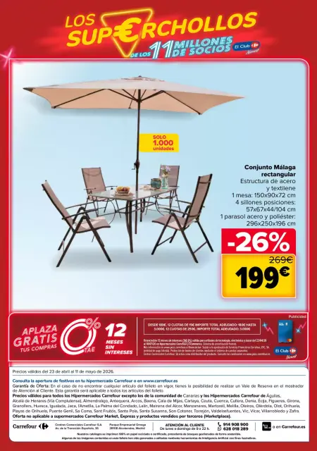 Ofertas de Carrefour España de 23 abril a 11 mayo 2026 Ofertas Super Chollos - Página 37