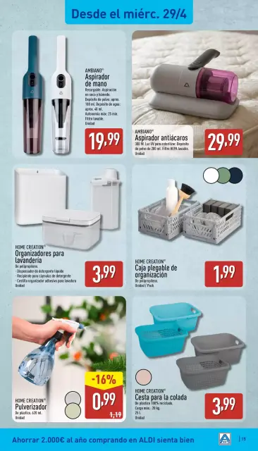 Ofertas de ALDI España de 27 abril a 3 mayo 2026 ¡Qué poco cuesta comprar bien! - Página 15