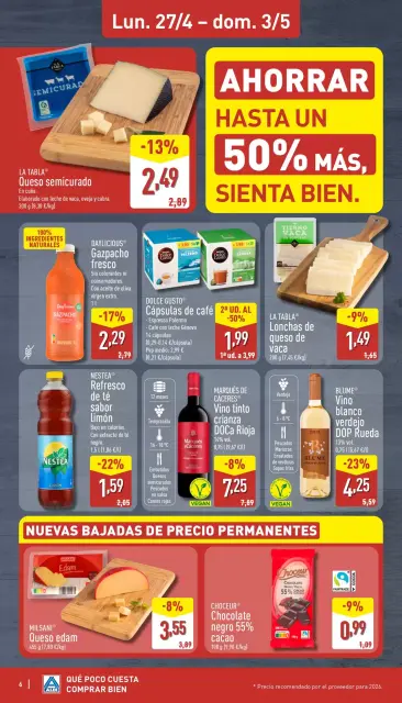 Ofertas de ALDI España de 27 abril a 3 mayo 2026 ¡Qué poco cuesta comprar bien! - Página 6