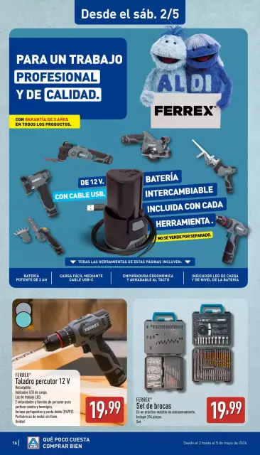 Ofertas de ALDI España de 27 abril a 3 mayo 2026 ¡Qué poco cuesta comprar bien! - Página 16