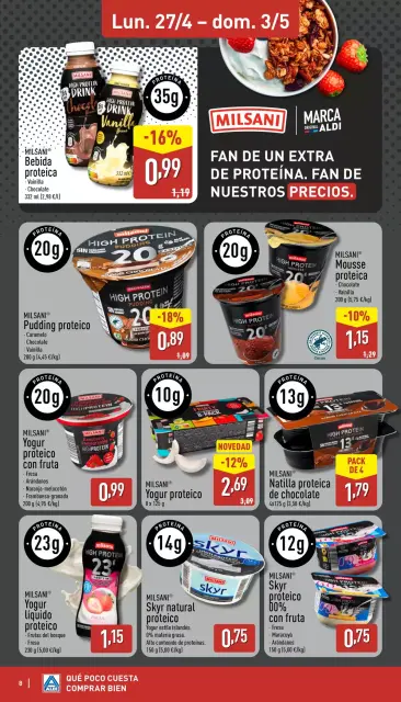 Ofertas de ALDI España de 27 abril a 3 mayo 2026 ¡Qué poco cuesta comprar bien! - Página 8