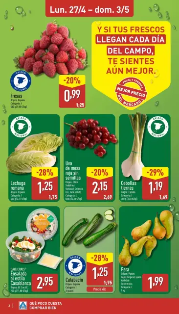 Ofertas de ALDI España de 27 abril a 3 mayo 2026 ¡Qué poco cuesta comprar bien! - Página 2