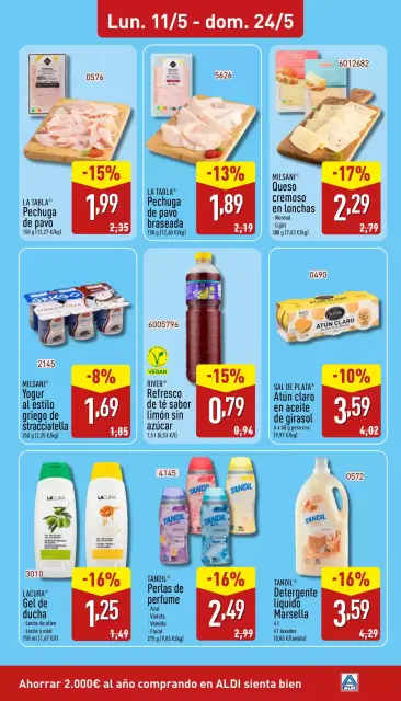 Ofertas de ALDI España de 11 a 25 mayo 2026 En Aldi, pagas menos y ahorras mucho más - Página 4