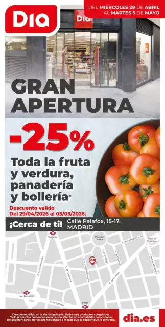 Ofertas de Dia España de 29 abril a 5 mayo 2026 Gran apertura Dia del 29 - Página 1