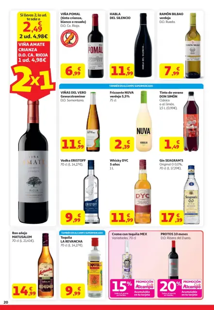 Ofertas de Alcampo Hipermercados España de 21 abril a 4 mayo 2026 Sales ganando - Página 20
