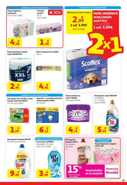 Ofertas de Alcampo Hipermercados España de 21 abril a 4 mayo 2026 Sales ganando - Página 23
