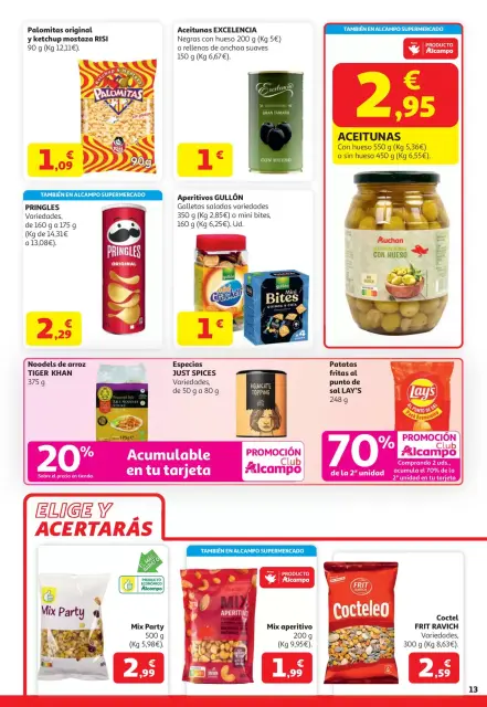 Ofertas de Alcampo Hipermercados España de 21 abril a 4 mayo 2026 Sales ganando - Página 13
