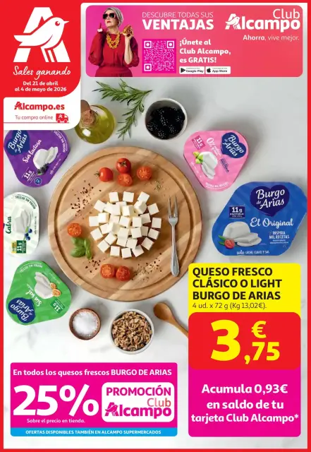 Ofertas de Alcampo Hipermercados España de 21 abril a 4 mayo 2026 Sales ganando - Página 1