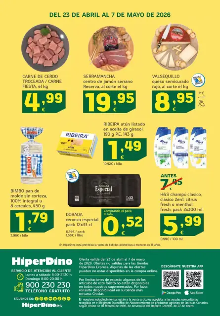 Ofertas de HiperDino España de 23 abril a 7 mayo 2026 ¡DESEO CONCEDIDO! - Página 52