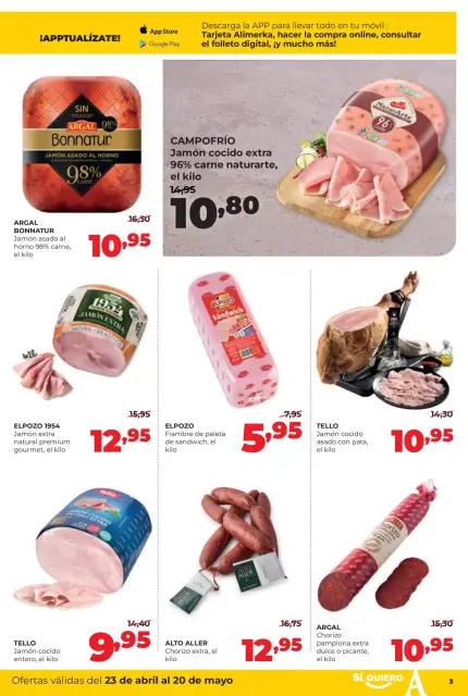Ofertas de ‎Alimerka Supermercados‎ España de 23 abril a 20 mayo 2026 Catálogo de ofertas mensuales - Página 3