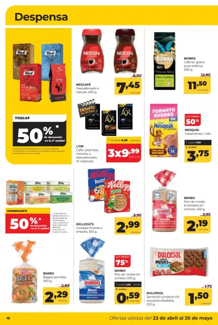 Ofertas de ‎Alimerka Supermercados‎ España de 23 abril a 20 mayo 2026 Catálogo de ofertas mensuales - Página 18