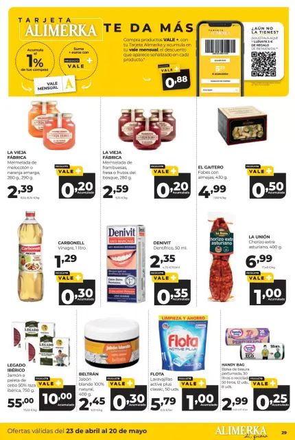 Ofertas de ‎Alimerka Supermercados‎ España de 23 abril a 20 mayo 2026 Catálogo de ofertas mensuales - Página 35