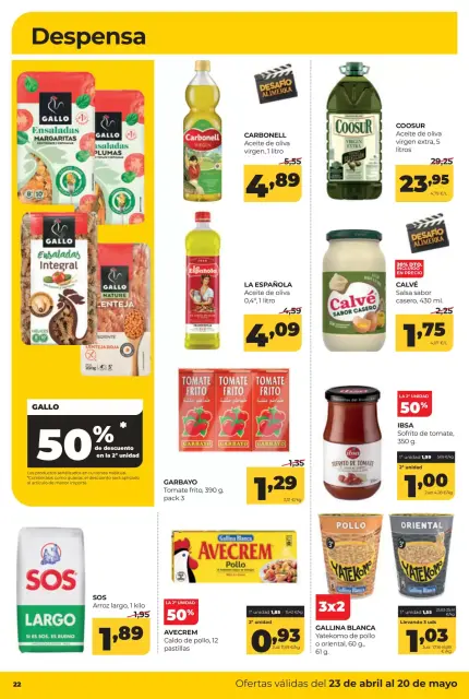 Ofertas de ‎Alimerka Supermercados‎ España de 23 abril a 20 mayo 2026 Catálogo de ofertas mensuales - Página 24