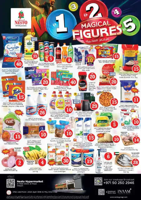 Ofertas de Nesto Al Majaz de 30 abril a 3 mayo 2026 Ofertas de números mágicos - Página 1