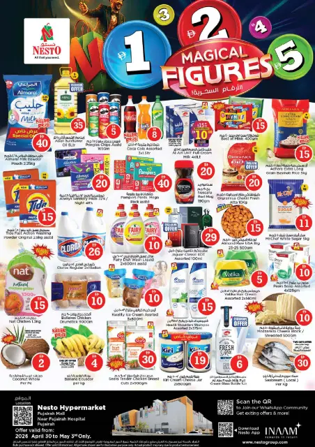 Ofertas de Nesto Fujairah de 30 abril a 3 mayo 2026 Ofertas de números mágicos - Página 1