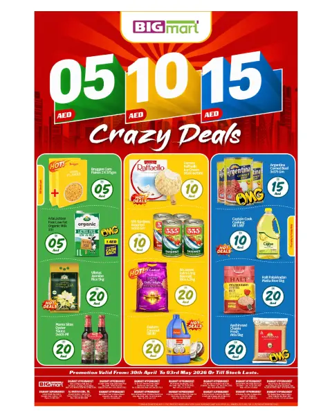 BIGmart UAE offers from 30 April to 3 May 2026 Crazy deals - Page 1
