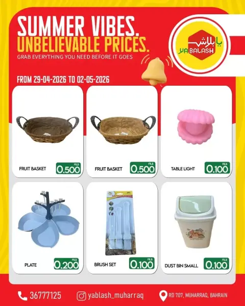 Ofertas de Yabalash Bahréin de 29 abril a 2 mayo 2026 Ofertas Ambiente Veraniego - Página 8