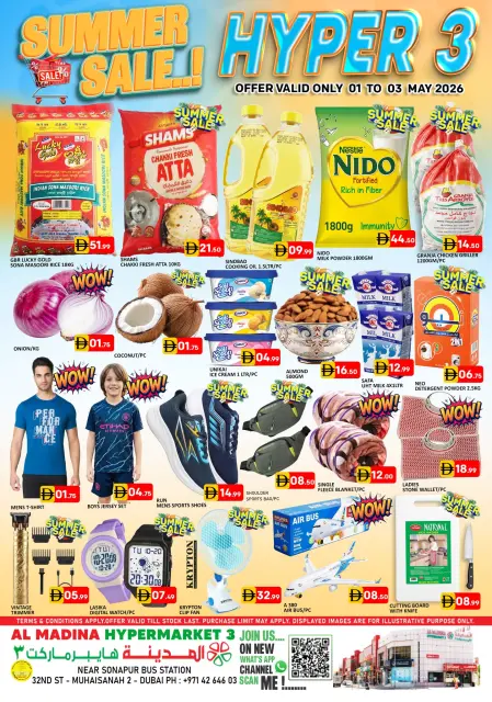 Ofertas de Hipermercado Al Madina Emiratos Árabes Unidos de 1 a 3 mayo 2026 Ofertas de verano - Página 1