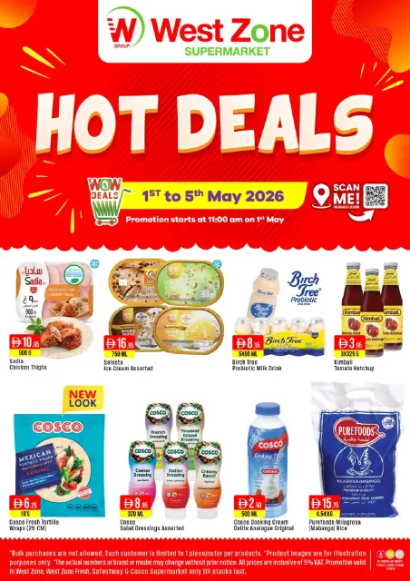Ofertas de supermercado West Zone Emiratos Árabes Unidos de 1 a 5 mayo 2026 Ofertas Candentes - Página 1